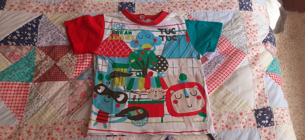 T shirt Tuc Tuc - Nova - 2 anos - unisexo