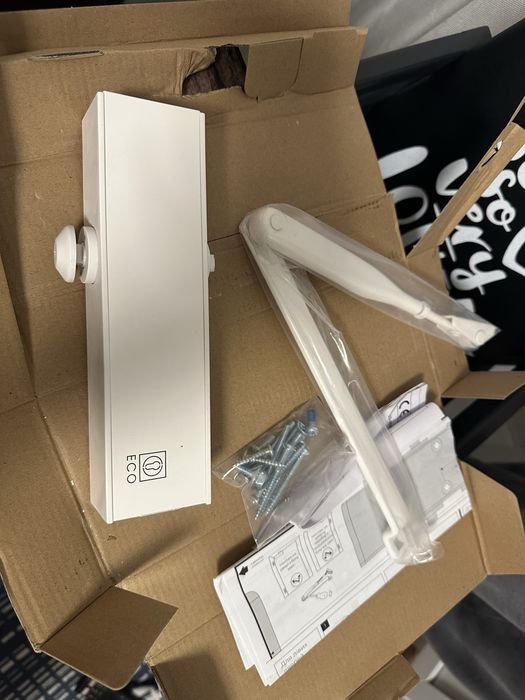 Дверний доводчик ECO-Schulte TS-11F EN2-5 white / grey