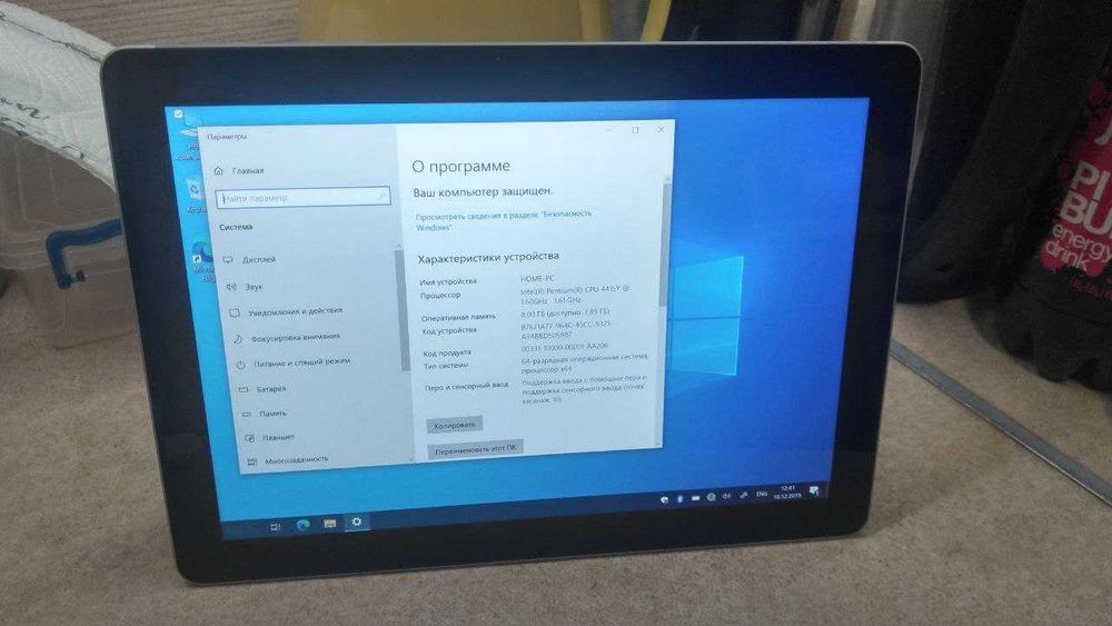 Планшет трансформер Microsoft surface Go 1824 8/128Gb Windows 10 (мерцает экран)