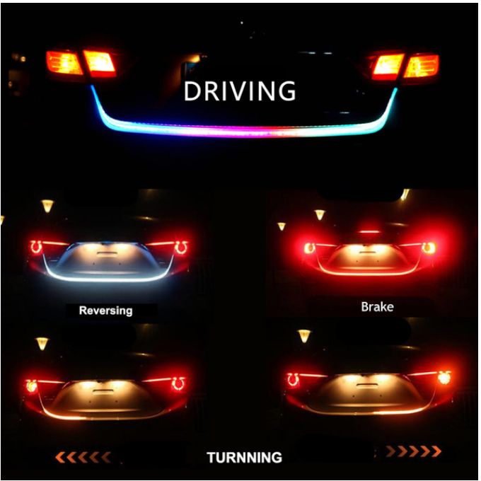 Качественные Гибкие Ходовые Огни с функцией поворота Led ДХО Неон Лед