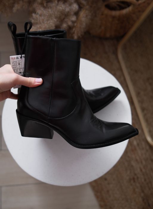 казаки Zara, шкіра, 37