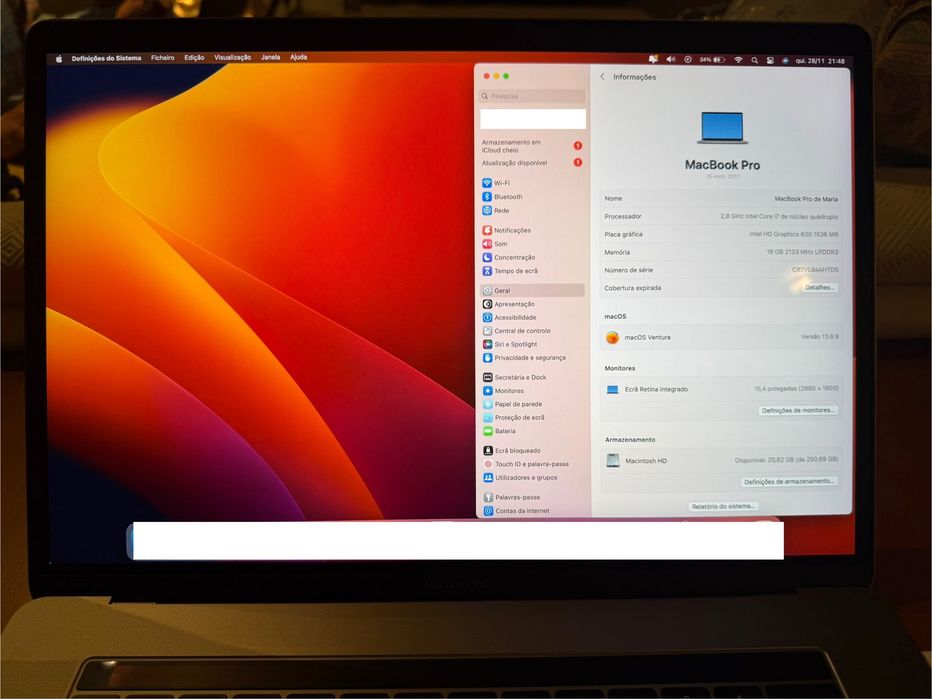 Macbook Pro Touch Bar 15 2017 Core I7