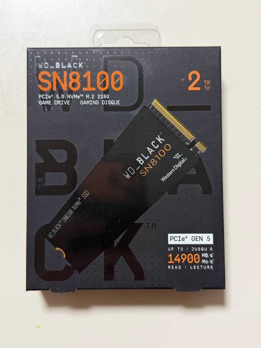 WD black SN8100 2 TB (WDS200T1X0M WDC)
