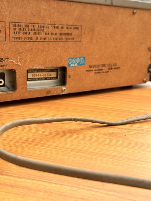 Magnetofon kasetowy AKAI CS-M01 – Made in Japan