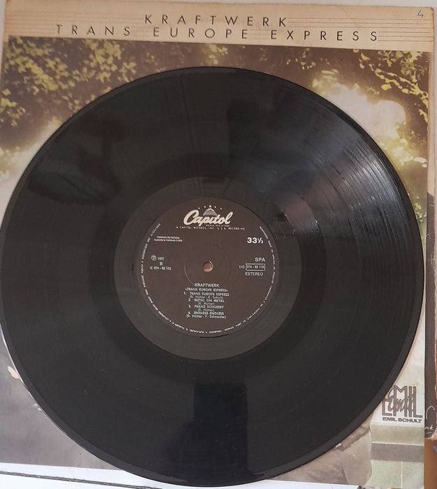 Lp Kraftwerk - Trans Europe Express - 1977