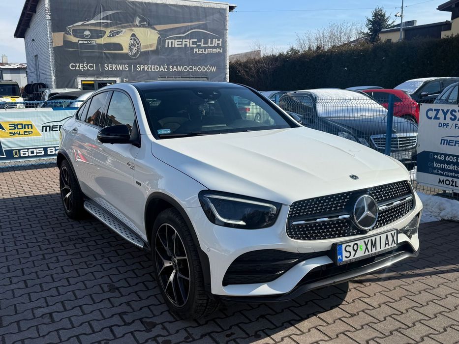 Mercedes-Benz GLC Masaże Szyberdach Biała Perła MultiBeam Faktura Vat AirMatic Max Opcja