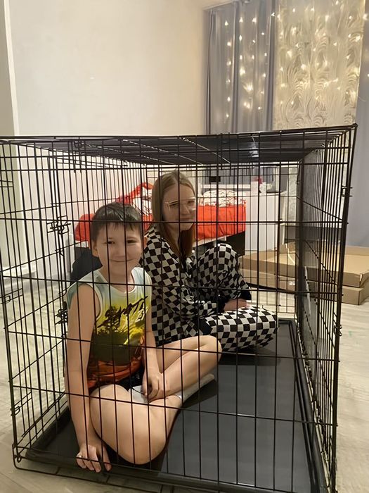 Клітка для тварин металева розкладна—Вольєр для собак, цуценят НОВИЙ‼️