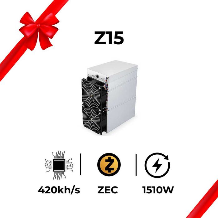Bitmain Antminer Z15 420ksol/s / Equihash / 1510 W