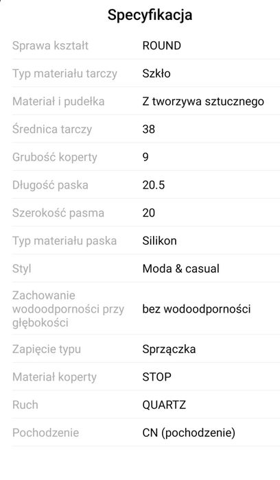 Zegarek plus bransoletka serduszko