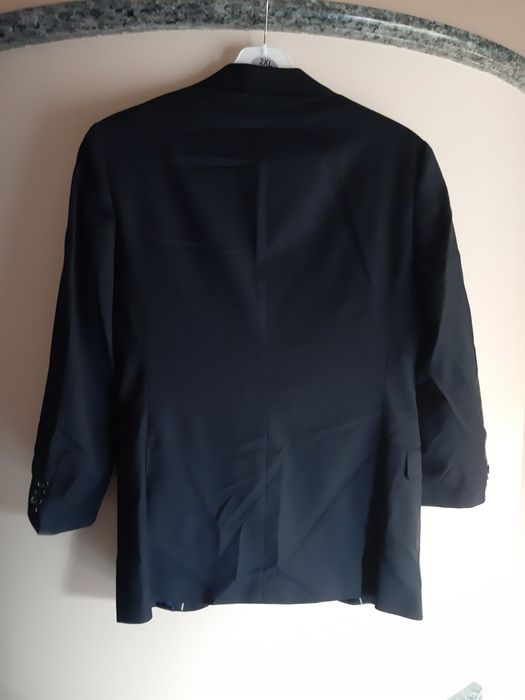 Marynarka 44 Slim bespoke Skandynawian granatowa boho Slim chłopak