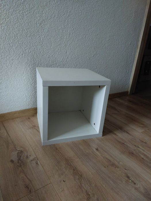 Regał kostka BIAŁY Półka ścienna