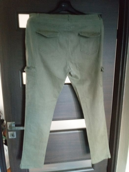 Spodnie Peacocks  bojówki khaki r XL