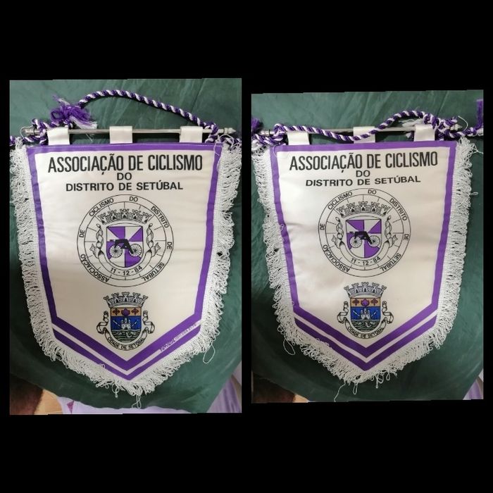 Set de 7 Galhardetes ciclismo, de provas, e equipas, mundiais ou tours