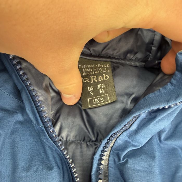 Куртка пуховик Rab раб Мужская размер С-М