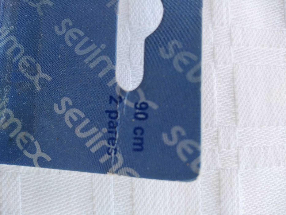 3 Pares de Atacadores Brancos