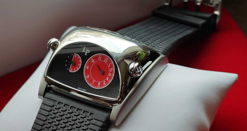 Zegarek Lucien Piccard Stratosphere Iwc Diamenty Dual Time Unikat Okaz