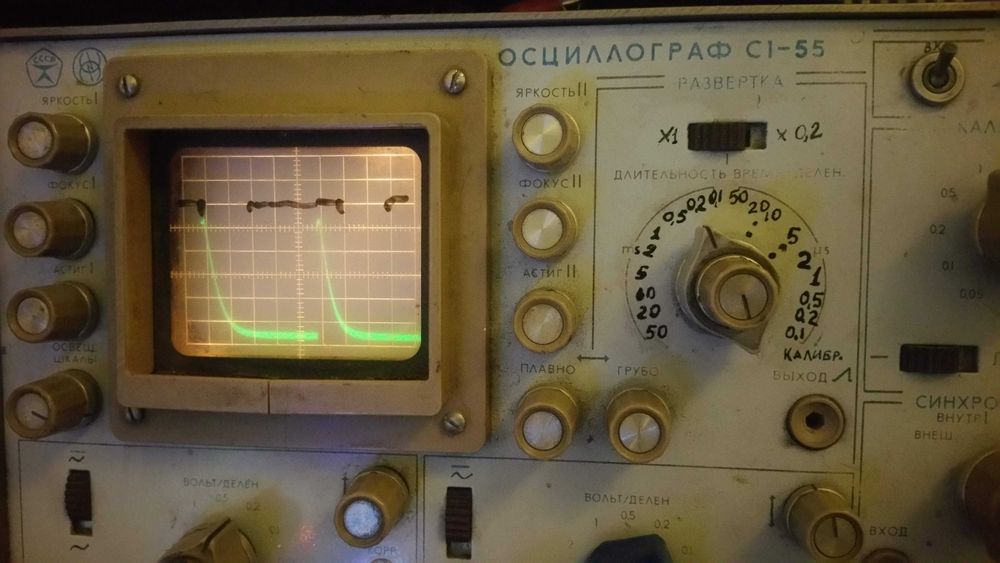 Осциллограф С1-55 2 лучевой