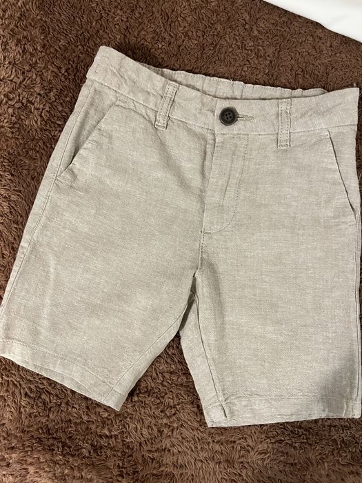 Летний костюм футболка и шорты H&M116-122,футбока поло,джинсовые шорты