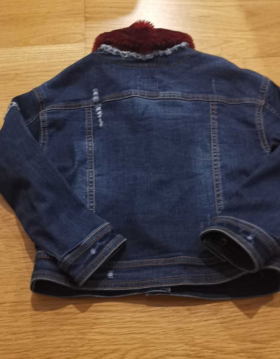 Casaco ganga com gola de pelo - Mayoral 8 anos