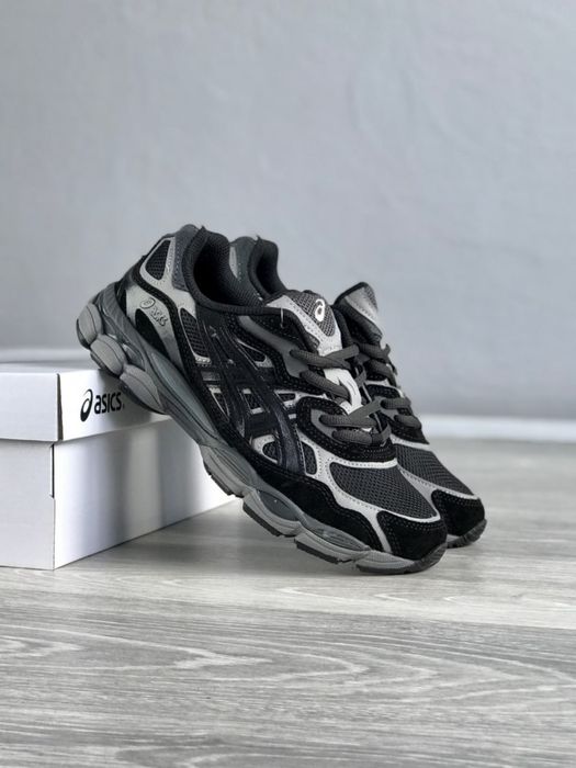 Кросівки Asics Gel-Nyc Black Silver•Асікс Гель-Нюк(чорні),Чоловічі асікс,asics gel,nyc black