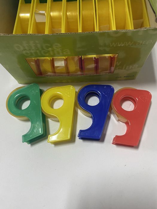 Caixa com 36 rolos de fita adesiva