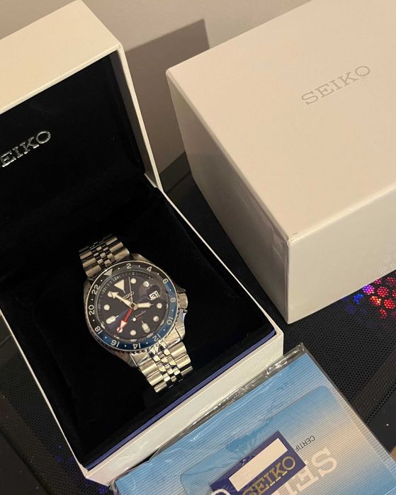 Seiko 5 Sports GMT SSK003K1 – Novo – Full Set