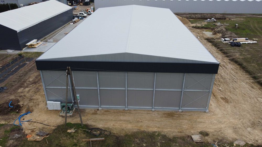 Hala chłodnicza 23x45x6  do przeładunków z dokami spedycyjnymi