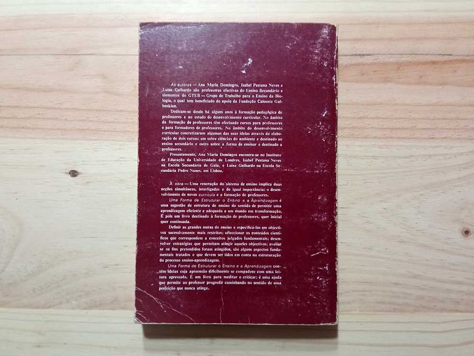 Livro "Uma Forma De Estruturar o Ensino e a Aprendizagem"