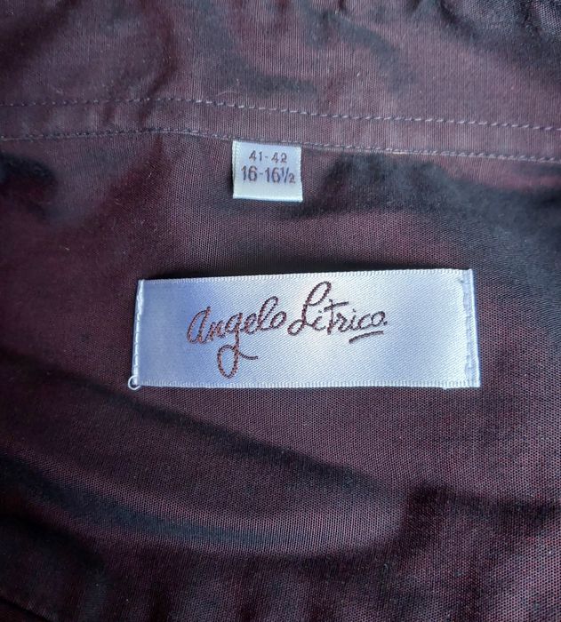 Piękna koszula opalizujący burgund 42 oversize C&A