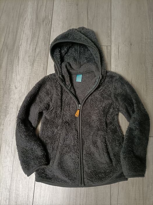 Ciepła bluza misiek z kapturem r 122