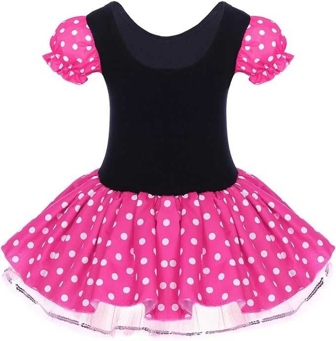 Kostium Strój Minnie Miki 12-18 M plus opaska K52