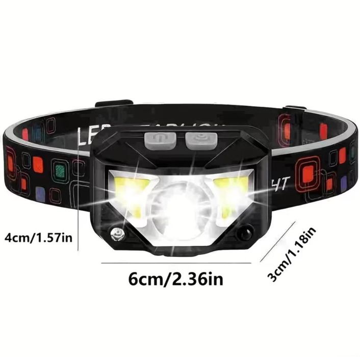 Latarka czołowa LED akumulatorowa