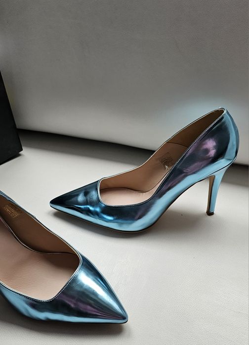 ZIGN czółenka metaliczne roz 42