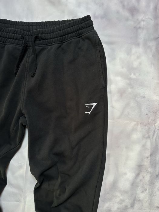 Spodnie dresowe sportowe czarne Gymshark unisex streetwear