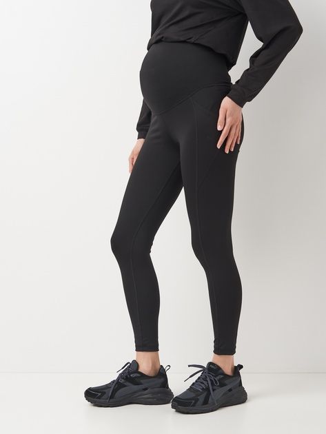 Спортивні легінси для вагітних для фітнесу жіночі Puma Studio M Чорні