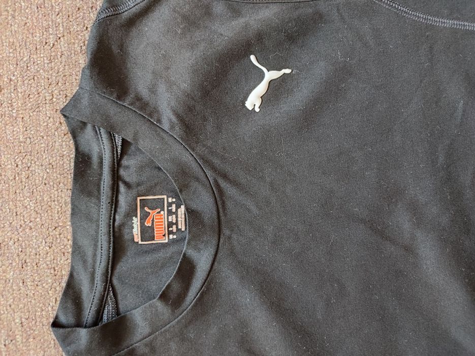 Nowy czarny bezrękawnik T-shirt Puma rozm S