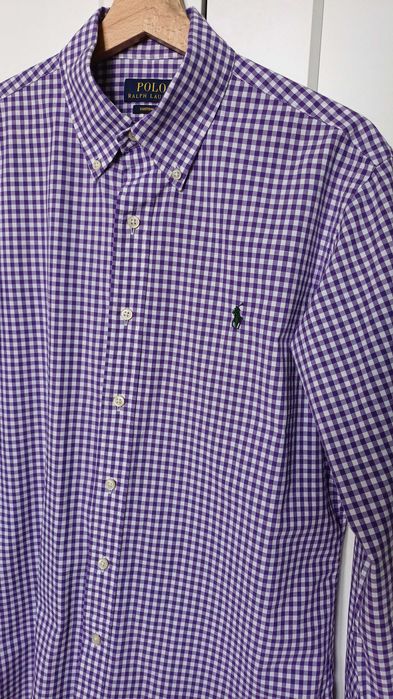 Koszula w kratę na długi rękaw Polo Ralph Lauren PRL rozm. M