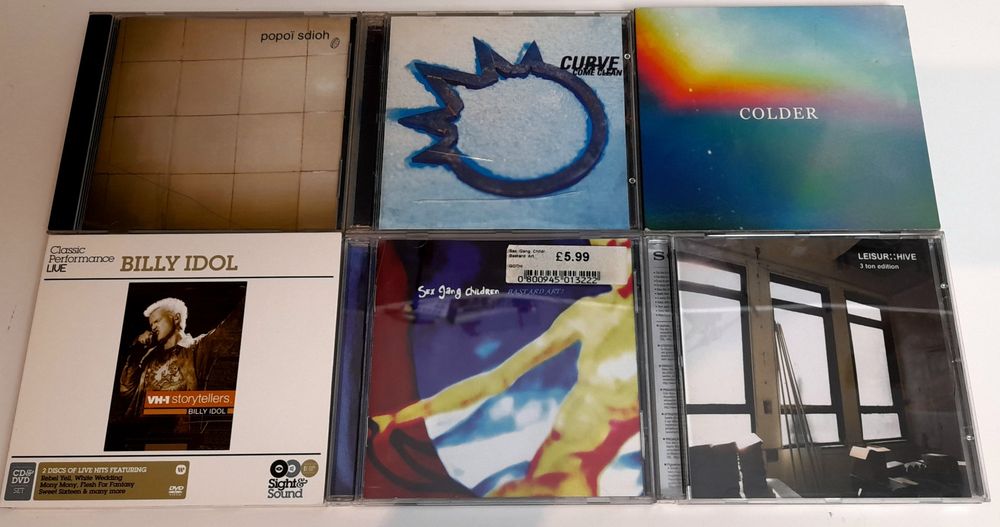 Curve Billy Idol Malaise Empusae Colder Asylum Sex Gang Children rare