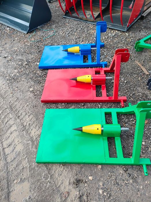 Łuparka świdrowa do ciągnika na WOM-łupiarka do drzewa-rozdrabniacz