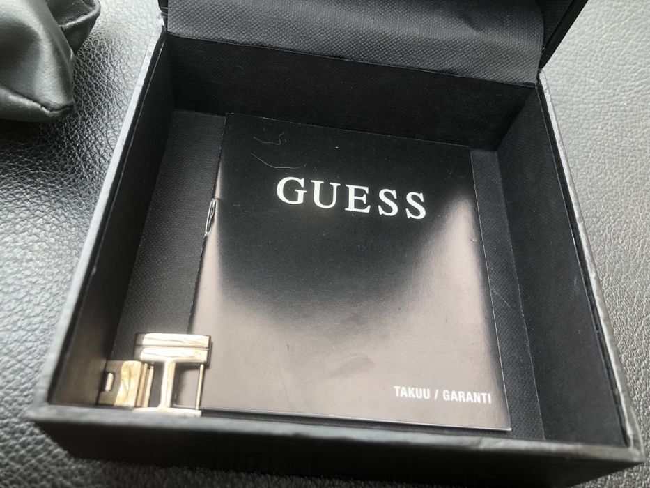 Relógio Feminino Guess Original – Prateado com Bracelete em Corrente