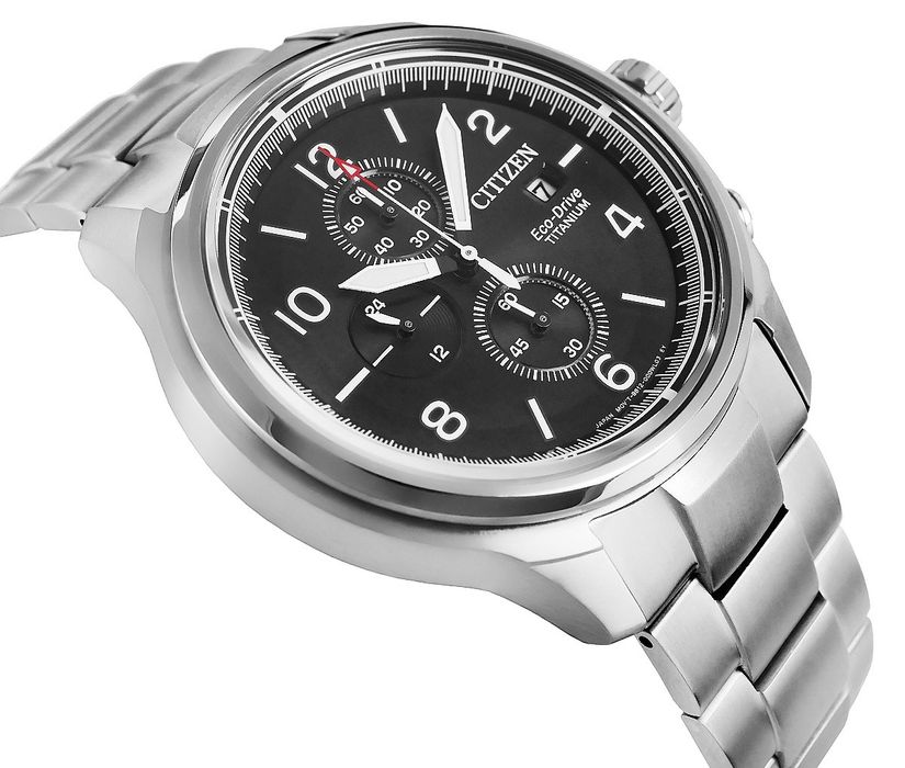 zegarek męski citizen super titanium eco-drive ca0810-88e + box
