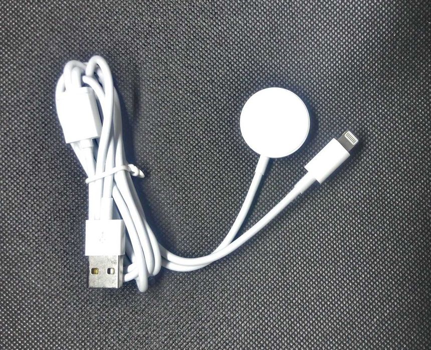 Cabo 2 em 1 Iphone watch Wireless & Lightning