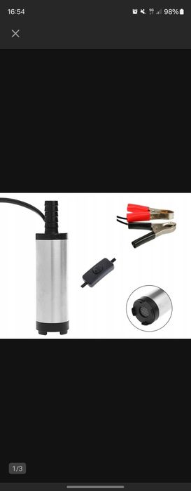 Pompka do paliwa wody ropy