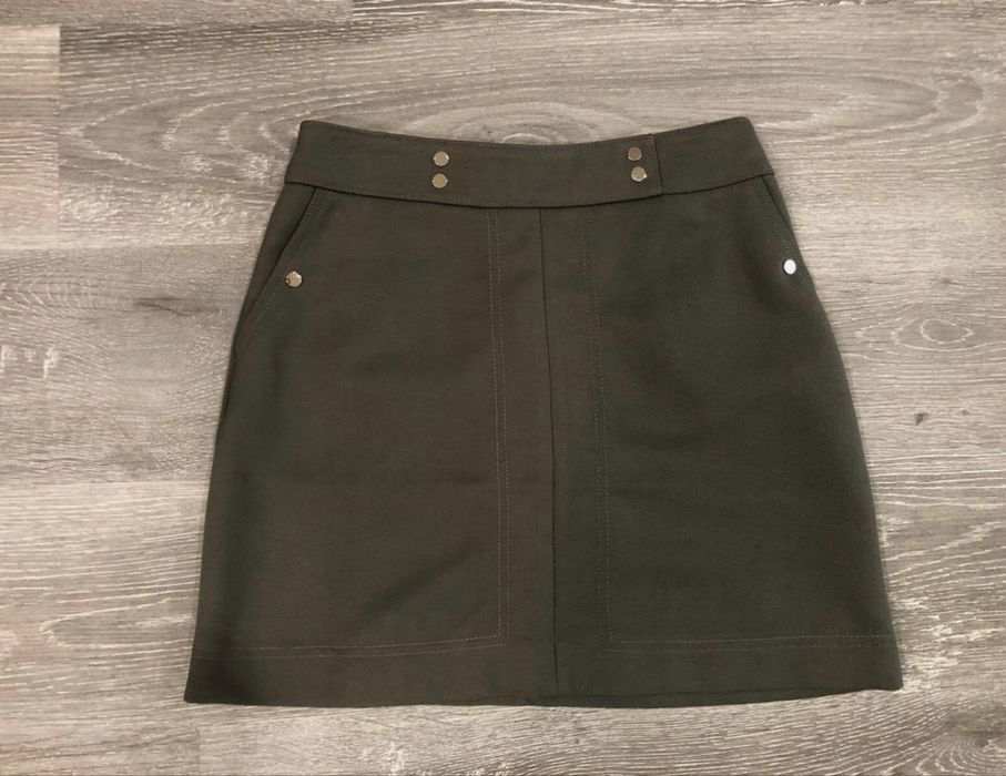 Коротка Юбка хакі h&m