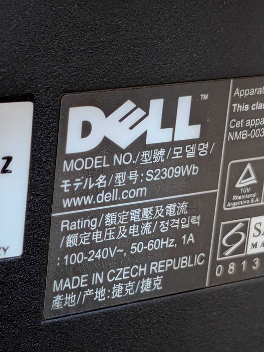 Monitor Dell 23" S2309WB, Full HD, stan bdb!