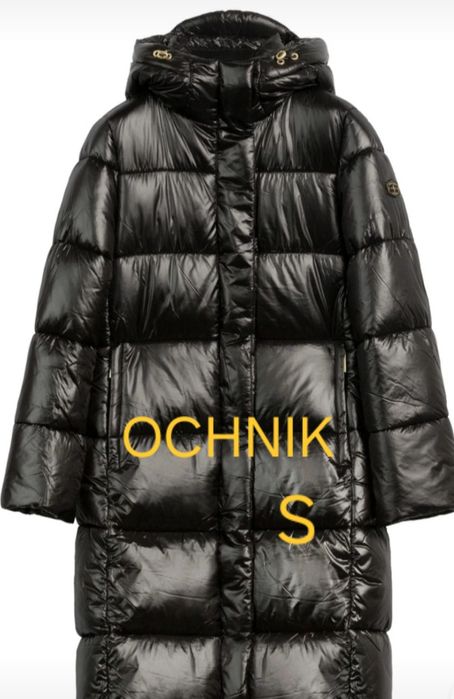 OCHNIK puchowa puchowy S kurtka płaszcz kaptur premium piękny nowy
