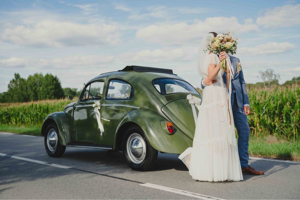 Auto do ślubu auto na wesele klasyk do ślubu garbus vw