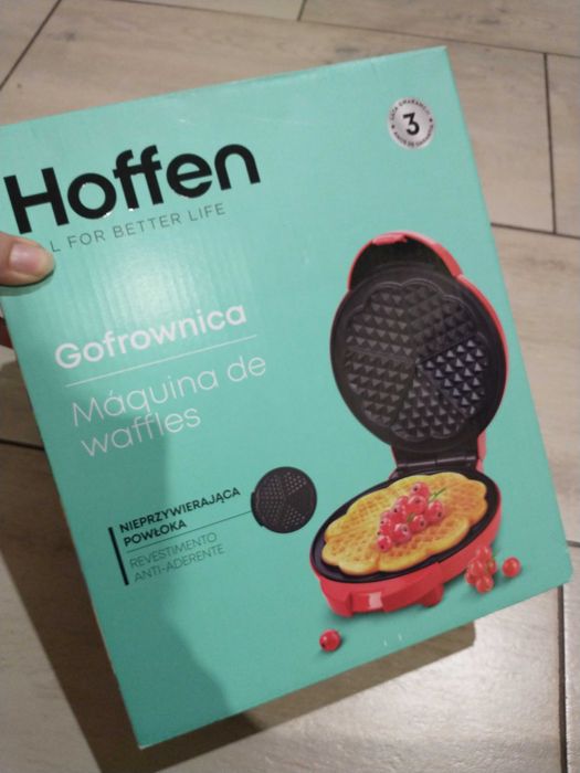 Nowa gofrownica 1200W Hoffen