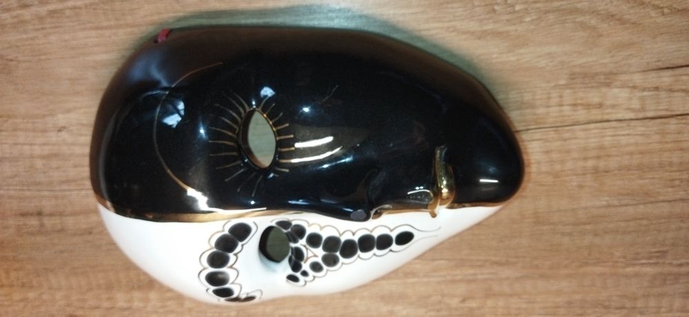 Duża maska porcelanowa Black&White
