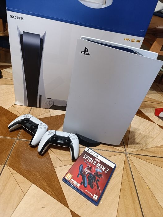Sony PlayStation 5 825GB + 2x DualSense + Spider-Man 2